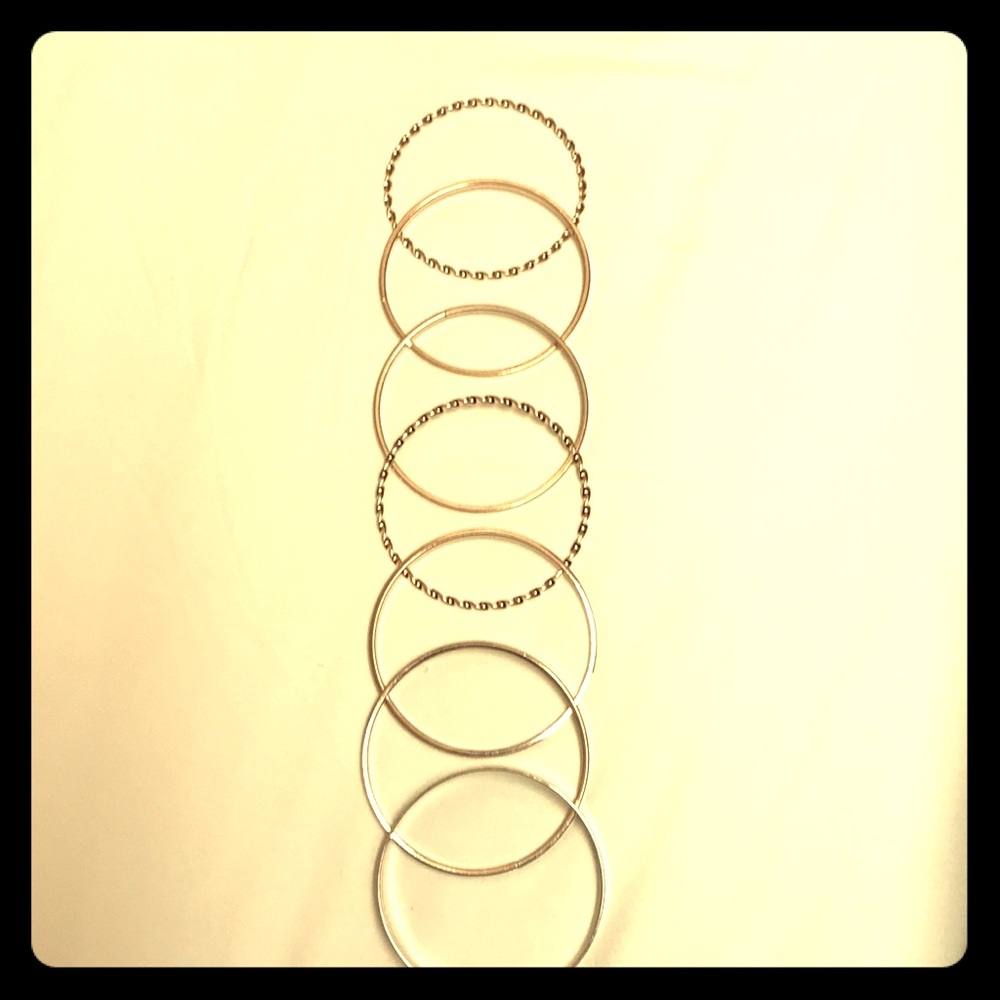 Gold bangle bracelets